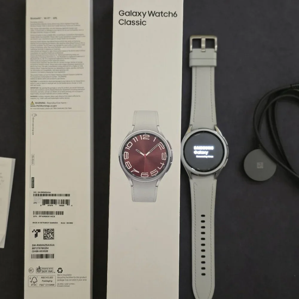 Samsung Galaxy 6 watch 43mm Silver